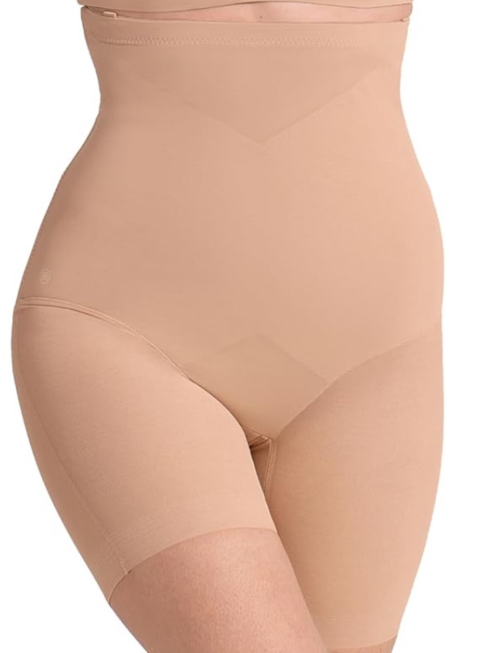 Honeylove SuperPower Short Shapewear for Women Strong Tummy Control Tan Size 1X
